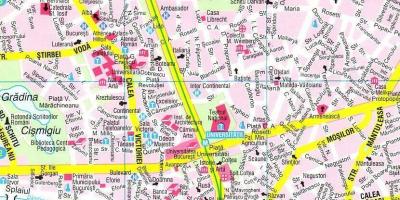 Kart over bucuresti sentrum