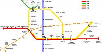 Metro kart bukarest, romania